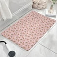 thumbnail image 3 of Pink Christmas Gingerbread Flannel Non Slip Door Rugs,Washable Door Mats Indoor,Decorative Door Mats,Dirt-Resistant and Absorbent Doormat for Entrance,Bedroom,Kitchen,Bathroom,23.5"x16", 3 of 5