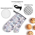 thumbnail image 3 of Salouo Autumn Leaves for Oven Mitts and Potholders BBQ Gloves-Oven Mitts and Pot Holders Non-Slip Cooking Gloves for Cooking Baking Grilling (4-Piece Set), 3 of 6