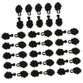thumbnail image 1 of 20 Juegos de Botones de Nudo para Decoración de Vestidos de Ropa de Bricoje Negro BLESIY Botones, 1 of 8