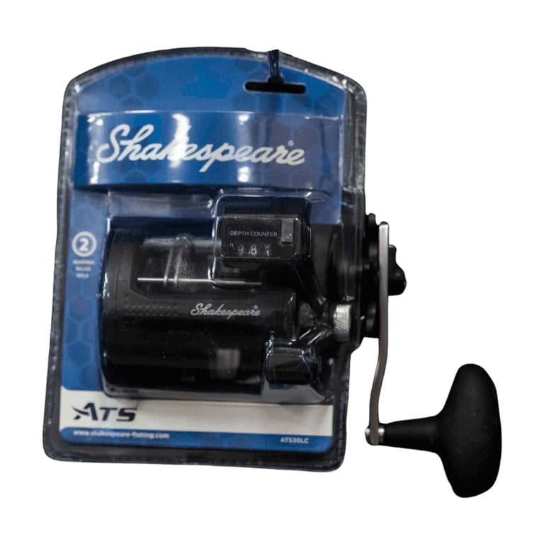 depth fishing reel Okuma Cold Water Low Profile A Line Counter CW-354DA Shakespeare reels are known for their rugged Okuma Convector "B" Star Drag