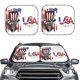 thumbnail image 2 of Balery Patriotic Skull Art Parasol para parabrisas de coche de 2 piezas | Parasol plegable para parabrisas delantero de coche para la mayoría de sedanes-Medium, 2 of 6