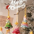 thumbnail image 4 of crativent Crocheted Christmas Tree Color Christmas Tree Soft Installation, Machine And Compact Delicate. Home, Car Crafts B, 4 of 6