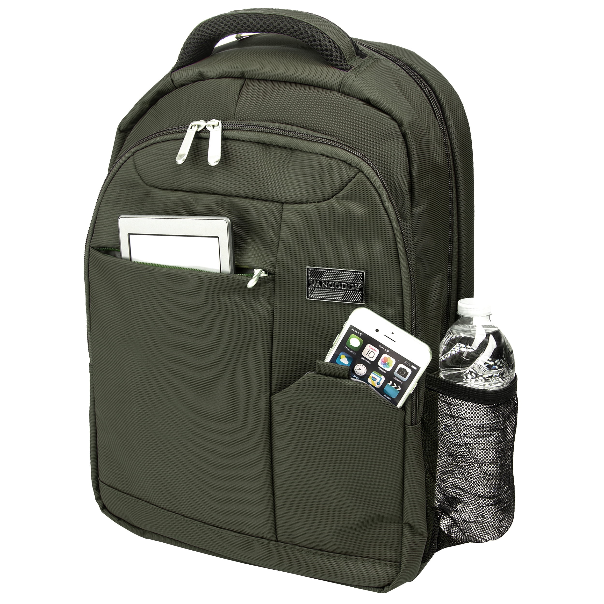 VANGODDY Travel Business School Computer Backpack fits up to 15.6 inch Laptops
