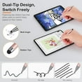 thumbnail image 2 of 3-Pack Tablets Stylus Pen for All Touchscreen with Precision Disc Tip, 2-in-1 Universal Stylus Compatible with Android, iOS, and Phone– Perfect for Writing, Drawing, and Note-Taking, 2 of 3