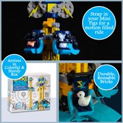 Brick Loot Strike Zone Drop Tower Amusement Park Ride Brick Building Kit