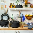 thumbnail image 4 of Beautiful by Drew Barrymore 12pc Ceramic Non-Stick Cookware Set, 4 of 5