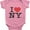 Pink, variant on I Love NY Baby Bodysuit Officially Licensed Infant Snapsuit