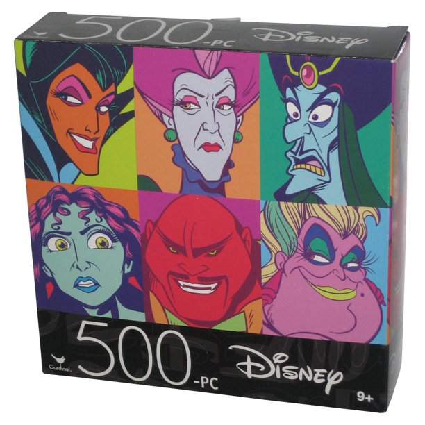Disney Villains Kids Children 500pc Cardinal Puzzle