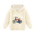 thumbnail image 2 of Bnwani Hoodies for Big Boys Long Sleeve Lamb Wool Velvet Thick Sweatshirt Printed Pullover, 2 of 7
