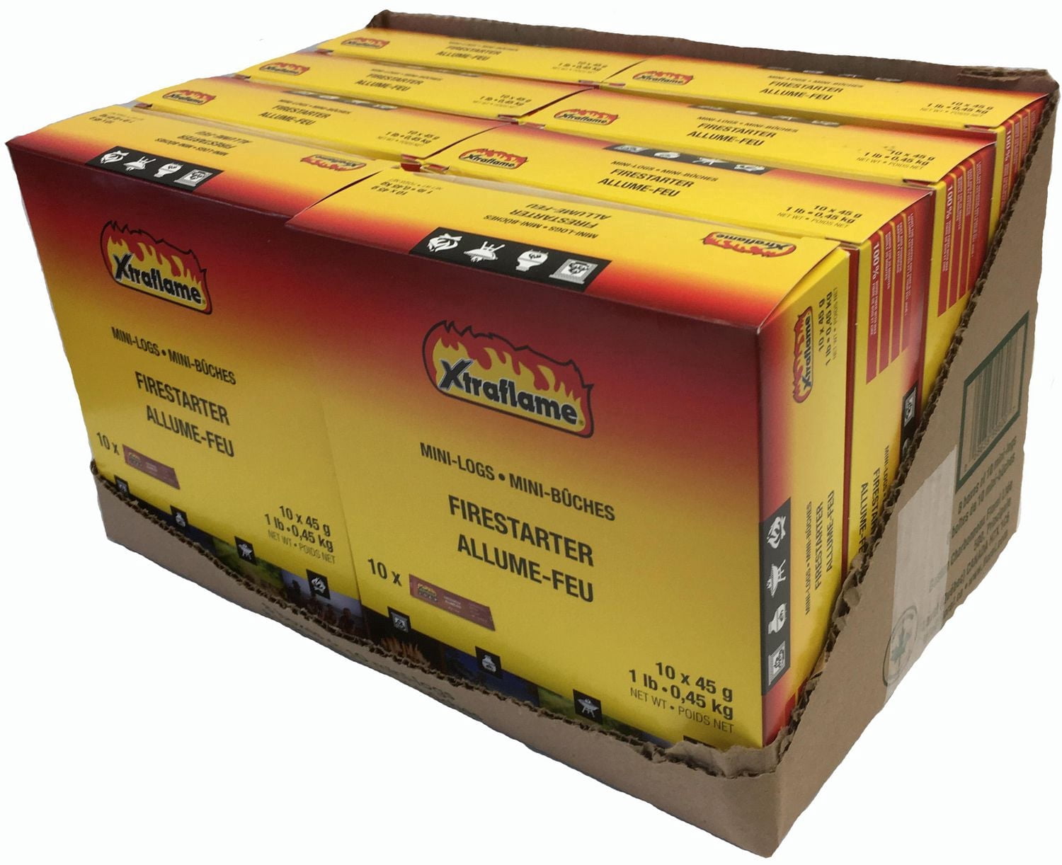 Allume-feu MiniBûche écologique Xtraflame – Paquet de 10