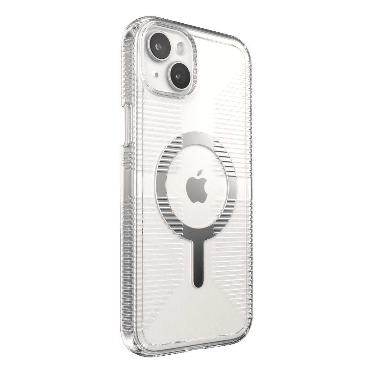 Speck Gemshell Grip Shock-Resistant Slim Cell Phone Case for Apple iPhone 14 Plus/15 Plus, Clear