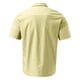 thumbnail image 5 of Men's Solid Color Cuban Collar Casual Short Sleeved Imitation Cotton Linen Men's Large Shirt M, 5 of 5