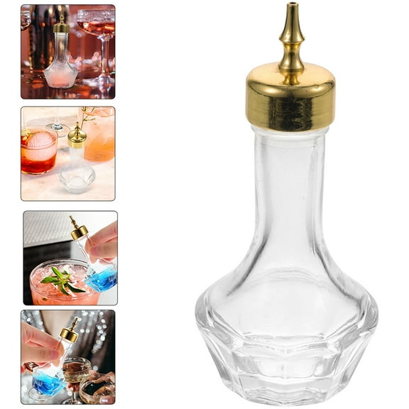 Raindrops 1Pcs Professional Glass Bitters Bottle for Use 50ml