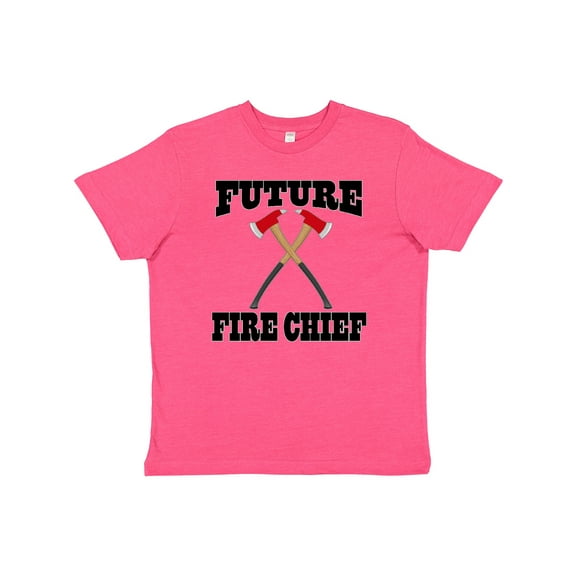 Inktastic Future Fire Chief Firefighter Youth T-Shirt
