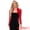 Red, variant on DARING DIVA Women's Mesh Coverup Open Front Long Sleeve Satin Shrug XS Black