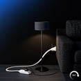 thumbnail image 4 of Maximm 360 Degree Rotating Flat Extension Cord 3 Ft Multi 3 Outlet Power Cord Grounded 16 AWG UL Certified, White, 4 of 9