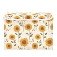 thumbnail image 7 of Yayeee Collapsible Cube Storage Bin with Lid Fabric Closet Decorative Basket with Handles, Beige Sunflower Pattern, 7 of 7