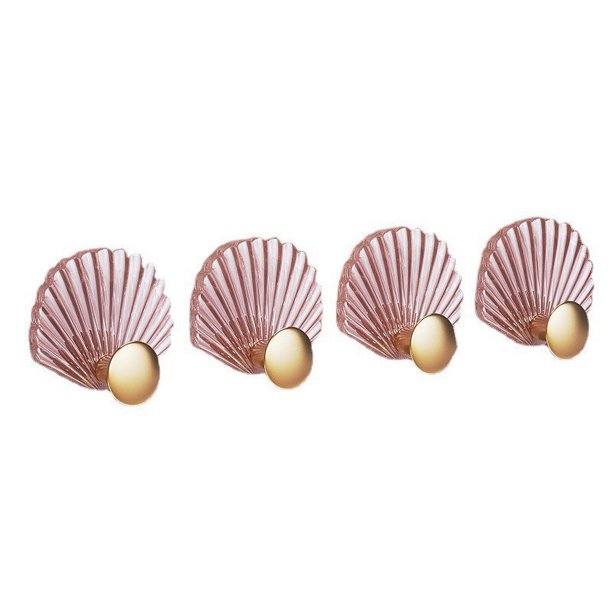 ganchos de pared con forma de concha para habitación infantil, ganchos adhesivos decorativos para el hogar, ganchos para baño, ganchos adhesivos para ducha, ganchos para toallas de baño, perchero,