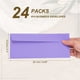 thumbnail image 2 of Uxcell 24 Paquete de Sobres Comerciales Púrpura Oscuro #10, Sobres de Carta Autoadhesivos de Color, 2 of 6