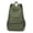 green, variant on Stylish Multi Pocket Nylon Backpack, Adjustable Strap, Casual Travel Daypack with Multi Pockets, For Daily Commute School Weekend Getaways Short Trip, Black