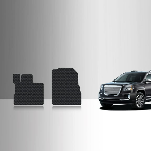 ToughPRO Front Mats Compatible with GMC Terrain 2012 - All Weather Heavy Duty (Made in USA) Black Rubber