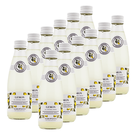 - Agroposta Lemon Water: 100% Natural, Low Calorie - Assorted 12 Pack Lemon Flavored Water