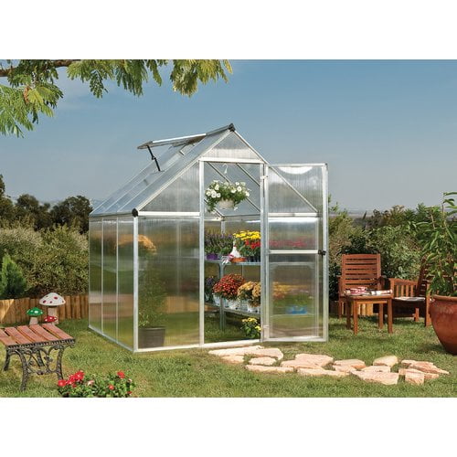 Palram Mythos 6' x 8' Greenhouse, Forest Green by Palram