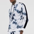 thumbnail image 5 of Mens Sweatshirts Hoodies Casual Color Block Tie-Dye Pullover Hooded Sweatshirt With Pocket, 5 of 7