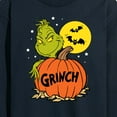 thumbnail image 3 of The Grinch  - Grinch And Pumpkin  - Men's Long Sleeve T-Shirt, 3 of 5