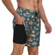 thumbnail image 2 of Fotbe Beach Dog Traje de Baño para Hombre – Shorts de Natación de Secado Rápido con Forro y Bolsillos-Medium, 2 of 6