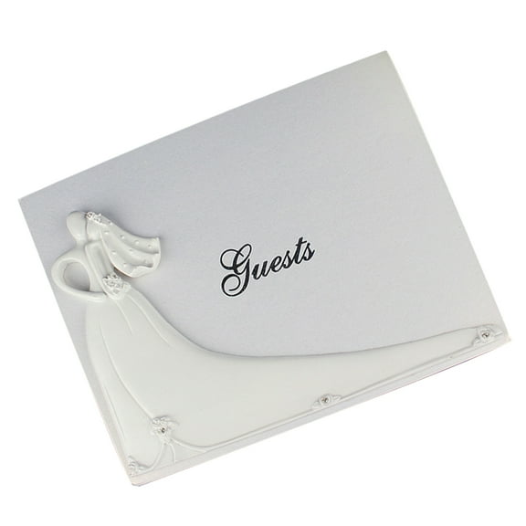 Masteelf  Lace Guest Book Personalized Wedding Guestbook Delicate Special Touch Bride