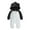 Black, variant on QUOTAY Unisex Baby Boys Girls Long Sleeve Baby Zipper Bear Ears Hooded Lined Kids Jumpsuit Baby Romper Warm Outfit Clothes Black,6-9 Months