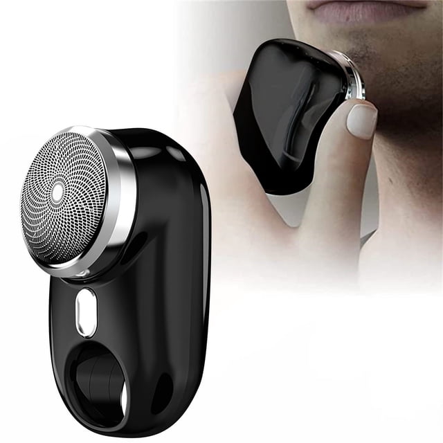 Mini Rasoir Portable Rasoir Électrique Mise à Niveau 2023 Rasoir Électrique de Voyage Rasoir Électrique de Poche Rasoir Rechargeable Mini Rasoir Hommes Raser Barbe,Noir Rasoir Électrique
