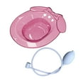 thumbnail image 2 of Baño de asiento para inodoro cuenco de baño de cadera lavabo versátil resistente a altas temperaturas Rosa con rubor Sunnimix, 2 of 8