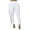 White, variant on Bigersell Women Pants Full Length Women Fashion Clothes Tight High Waist Fringed Bandage Pants Solid Color Knitted Tassel Pants Ladies Wide Leg Overall Jeans