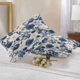 thumbnail image 3 of Outdoor Pillow Cover Watercolor Blue White Flowers Set of 2 Waterproof Throw Pillowcases Retro Floral Decorative Patio Furniture Pillows for Couch Garden Indoor & Outdoor Use, 3 of 9