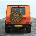 thumbnail image 2 of Fotbe Flying Furry Honey Bees Spare Tire Cover Thickening Universal Fit for Jeep, Trailer, RV, SUV, Truck, Tough Tire Wheel Soft Cover-17 inch, 2 of 8