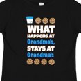 thumbnail image 4 of Inktastic What Happens at Grandma's Boys or Girls Toddler T-Shirt, 4 of 5