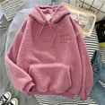 thumbnail image 2 of Womens Sweatshirt Hoodies Long Sleeve Hoodie Pullover Sweatshirts Graphic Hoodies for Women Pink Hoodies Woman Cute Winter Outfits for Women Cute Womens Clothes, 2 of 4