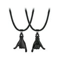 thumbnail image 2 of Skymirror 2 Pcs Couple Matching Necklace Set Pinky Promise Matching Necklaces Best Friends Matching Necklace Valentines Day Anniversaries Gift, 2 of 8