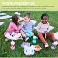 thumbnail image 2 of Melii Reusable Snack Bags - for Kids - 6 pack :bulldog, cat, lion, panda, bear & shark - Leak-proof, BPA-free, 2 of 6
