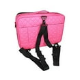 thumbnail image 5 of Professional On The Go Makeup Train Case Cosmetic Travel Storage Organizer Bag with Dividers and Brush Pockets (Pink), 5 of 9
