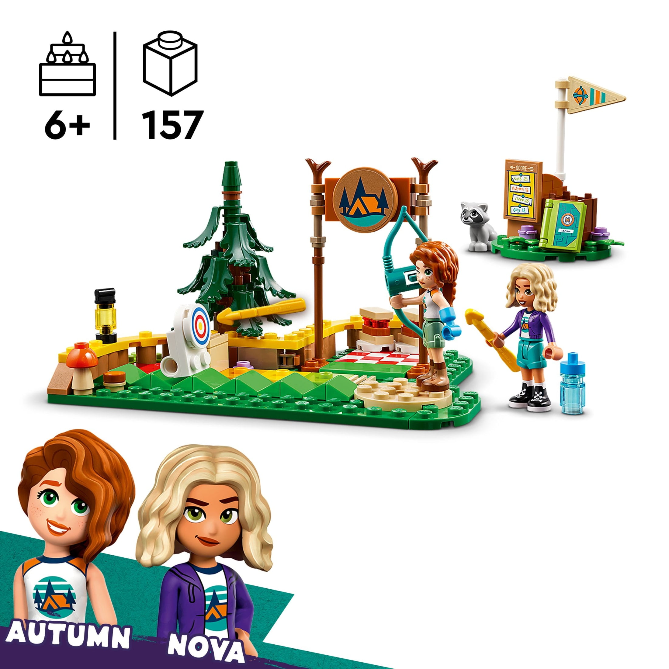 ⭐️フランコ nwot 長方形 リバーシブル アップル プレースマット 6個セット LEGO Friends Explore Outdoors Gift Set - Features 2 sets in 1 box