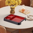 thumbnail image 6 of TISHITA Soba Noodle Plate Cold Noodle Dish Tray Practical Snacks Plate Soba Noodle Board Udon Noodles Dish for Restaurant Home Picnic Rectangle, 6 of 8