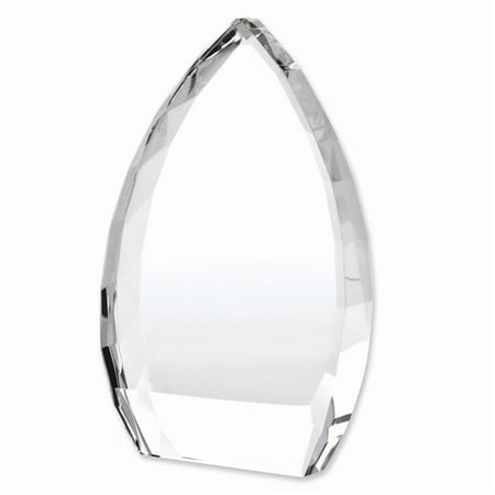 Leeber 16213 7 in. Optical Crystal Pointed Award