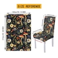 thumbnail image 6 of TSOVTHRID Mushroom Floral Dragonfly Print 7-Pcs Tablecloth and Chair Covers Set, Stretch Spandex Table Cover and Chair Slipcovers Stretch Seat Protector for Home Hotel Banquet, 6 of 6