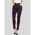 thumbnail image 4 of Leggings Elegantes Jegging Mujer a Cuadros Stretch Looks Formal y Casual Mayón Mallones, 4 of 5