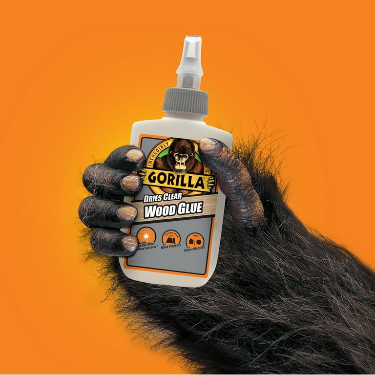 Gorilla 4 Oz. Dries Clear Wood Glue - Power Townsend Company