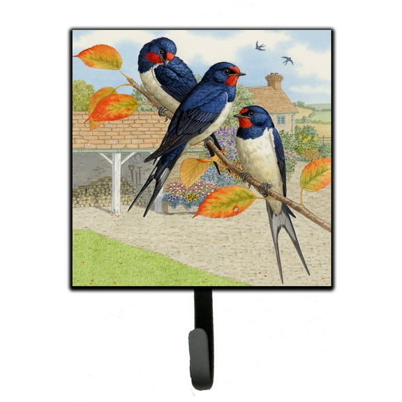 Swallows by Sarah Adams Leash or Key Holder