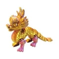 thumbnail image 5 of Articulated Kirin Golden Legend Figurine 3D Printed Mythical Creature Sculpture, 5 of 7